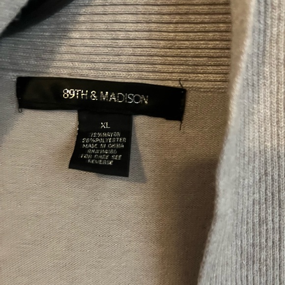 🧡10 for $20🧡89th & Madison Tan colored Short Sleeve Sweater| size XL - Picture 4 of 11